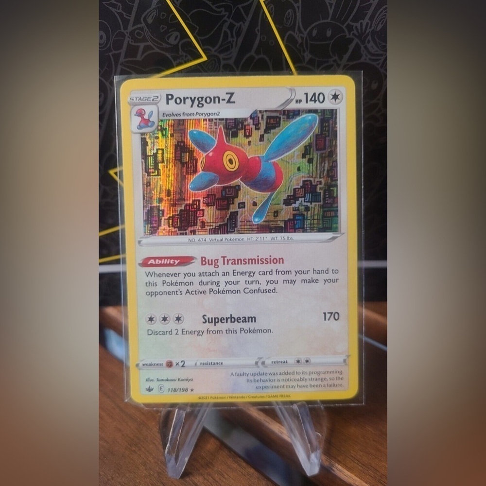Porygon-Z 118/198 Pokemon TCG Chilling Reign Holo Rare
